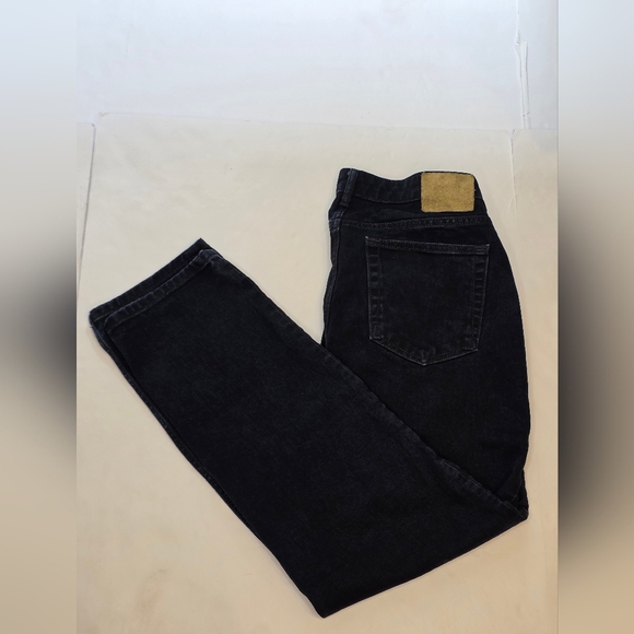 ZARA mens Straight Leg, High Waist, Dark Wash Jeans 34 - Picture 10 of 12